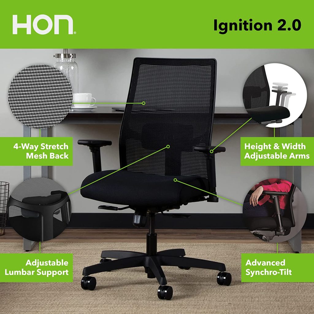 best office chairs to sit cross-legged (Hon) details