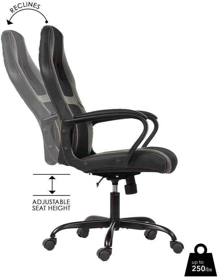 BestOffice Ergonomic PU leather executive computer chairs with l