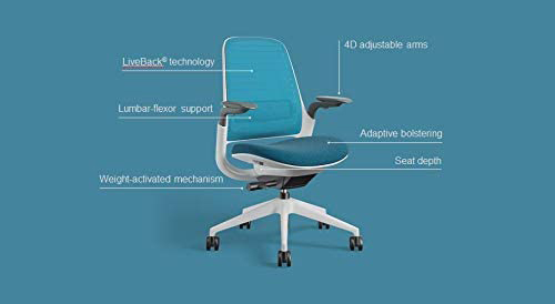 Steelcase Series 1 Office Chair with Hard Floor Casters.