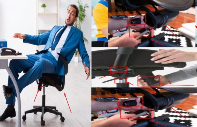 How to fix an office chair that leans back