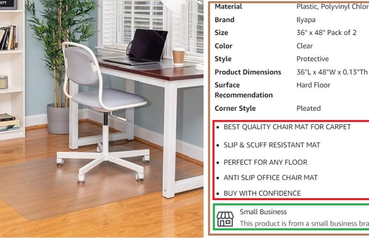 DIY Office Chair mats