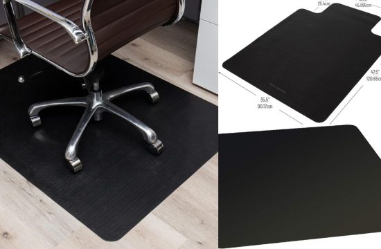 Black Office Chair Mat