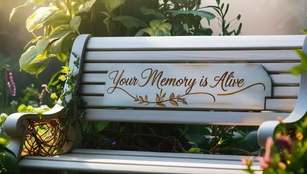 Memorial Garden Bench material quality