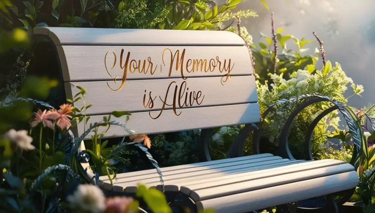 Memorial Garden Bench