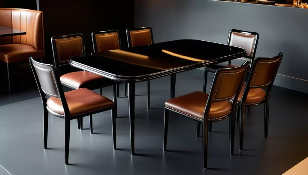 Black Steel Restaurant Chair with Upholstered Seat | Does that change anything?