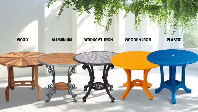 Best Material for Garden Table