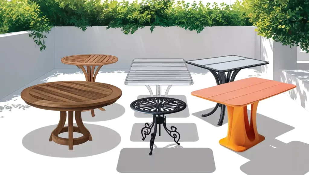 Best Material for Garden Table