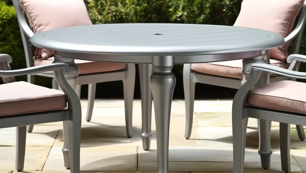 Aluminium Garden Table Round