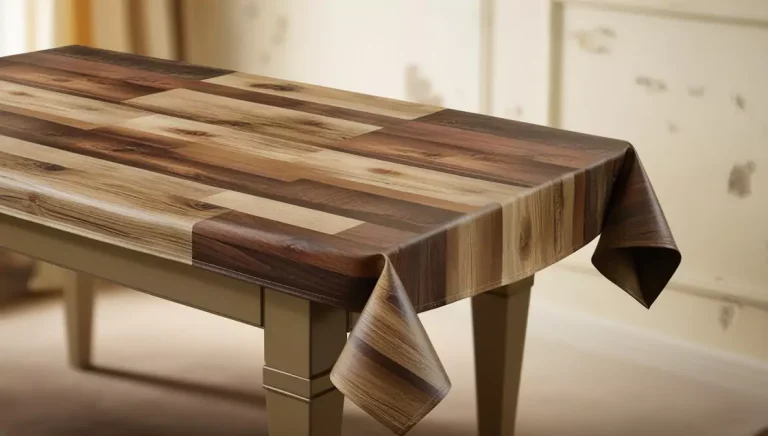 Faux Wood Table Covers