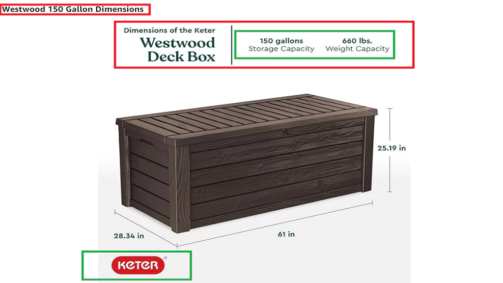 Keter Deck Box for outdoor