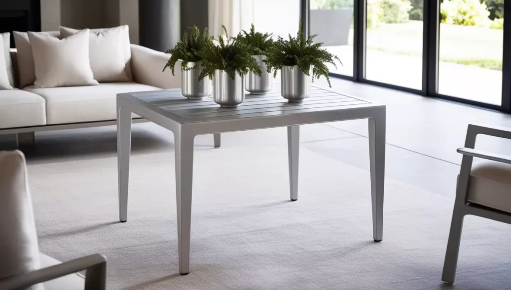 Best Aluminum Garden Table for Living Room | Are They Matchable?