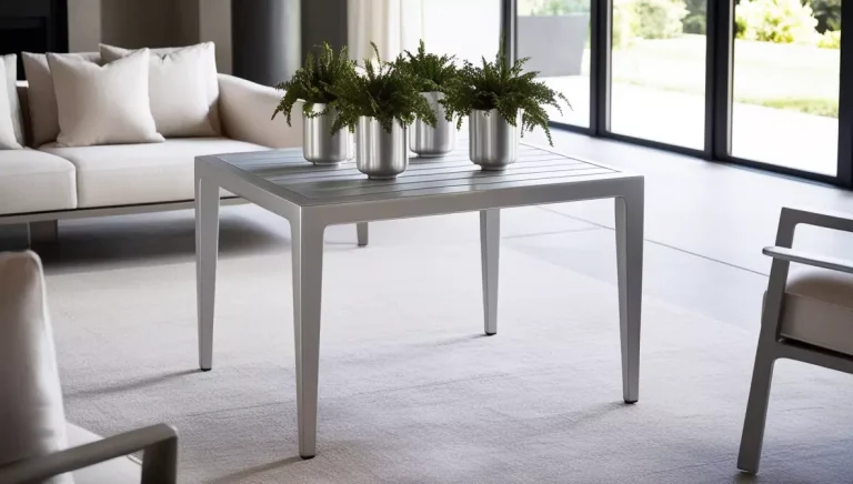 Best aluminum garden table for living room