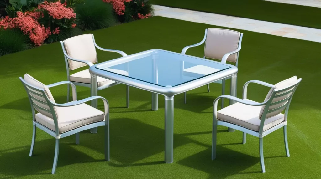 Best Aluminum Garden Table with Glass | Get Elegance and Durability