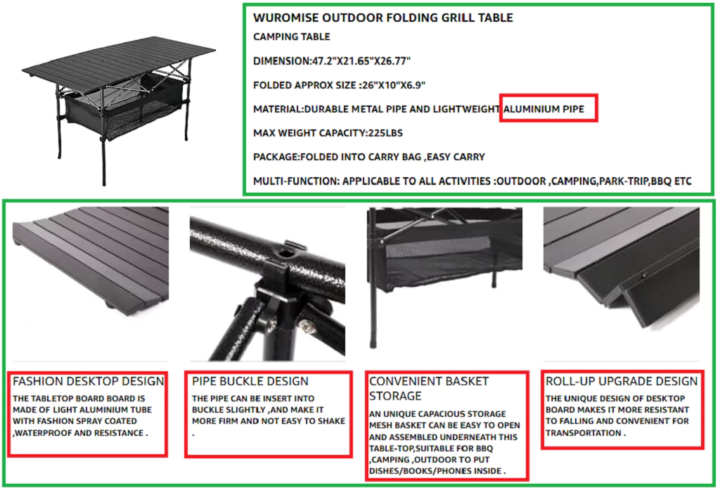 Best aluminum garden table with storage fashion