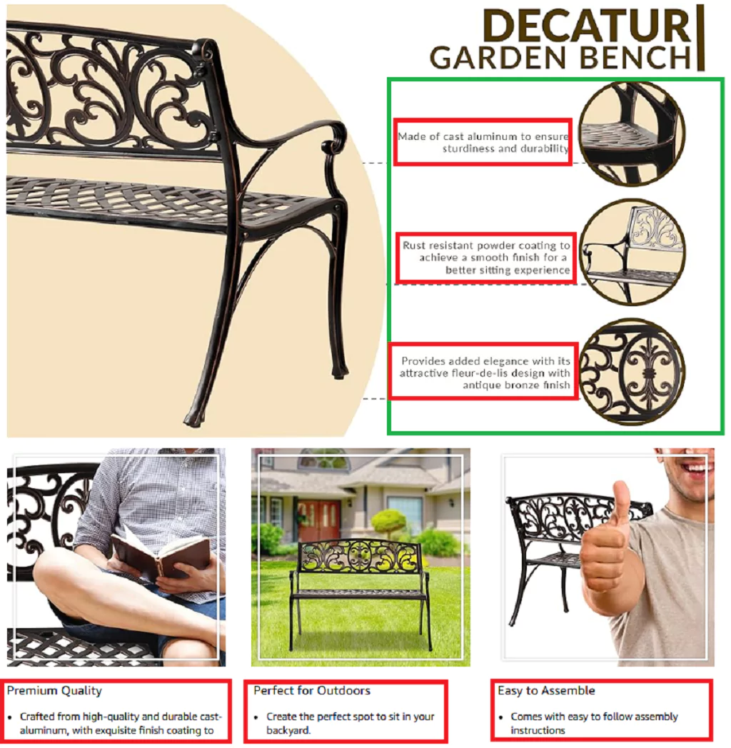 Different Aluminum Patio furniture