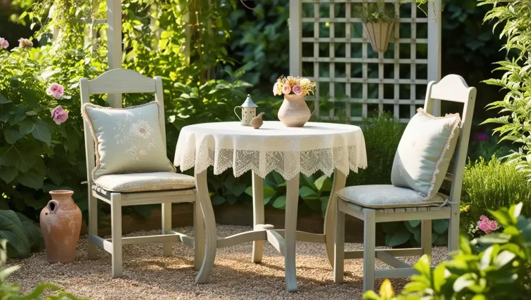 Garden table ideas for small garden