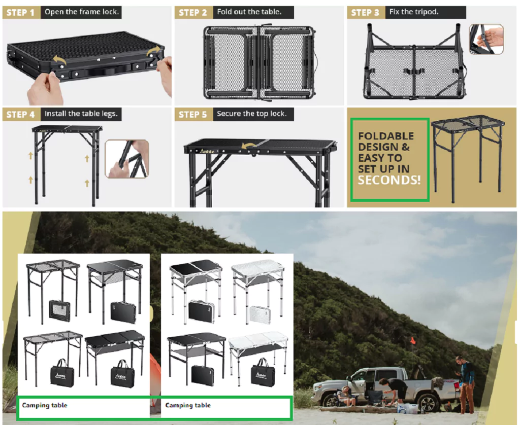 How best aluminum garden table grill works