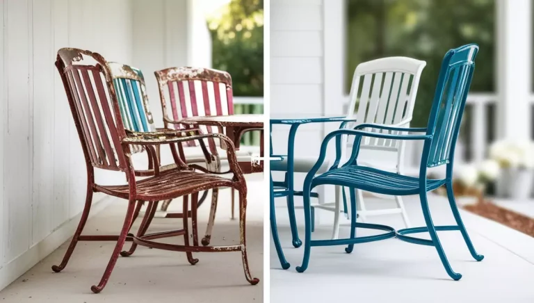 How to restore powder coated aluminum patio furniture