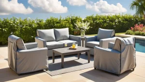 How to Keep Water from Pooling on Patio Furniture Cover